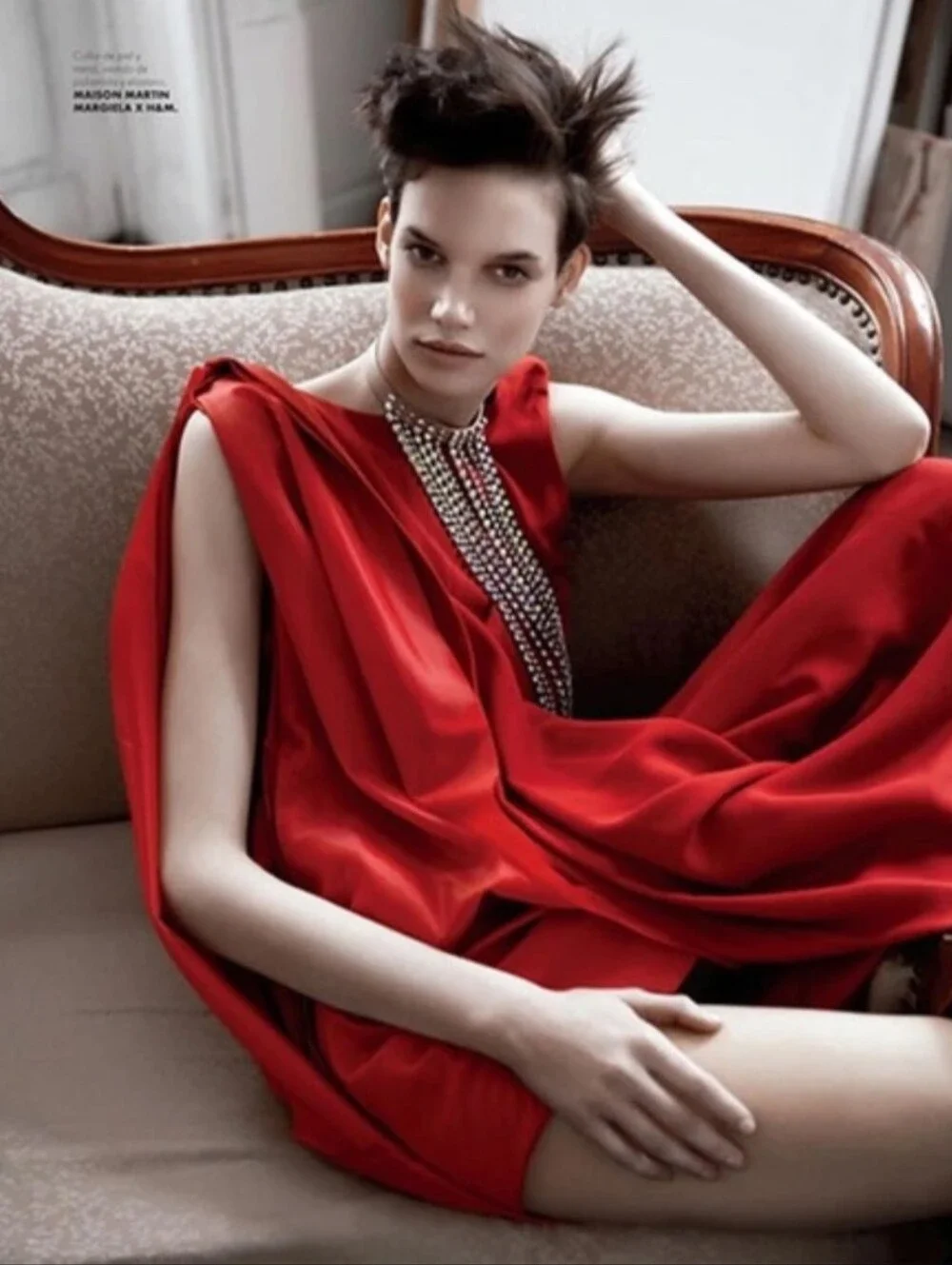 Maison Martin Margiela for H&M limited edition red gown - Picture 2 of 8